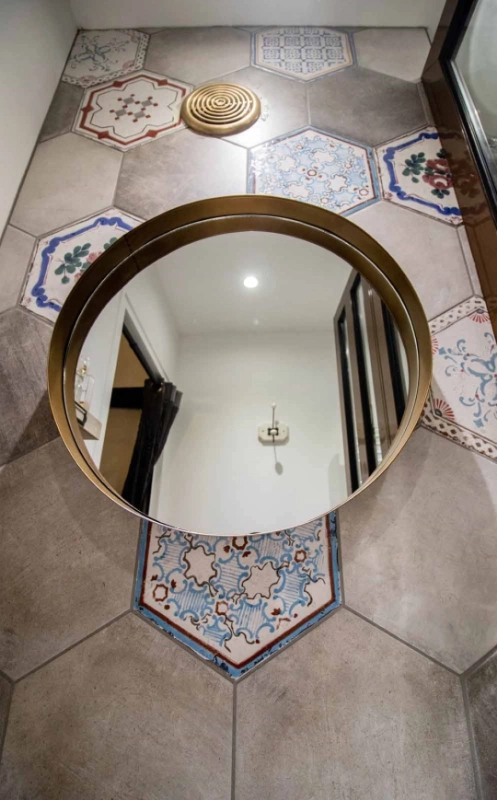 miroir rond original